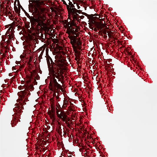 Red Amaranthus Holiday Stem 50"