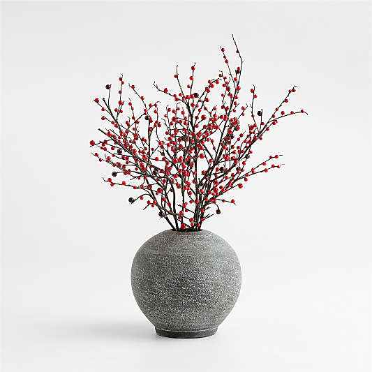 Faux Red Mini Berry 39" Stem Bundle, Set of 6