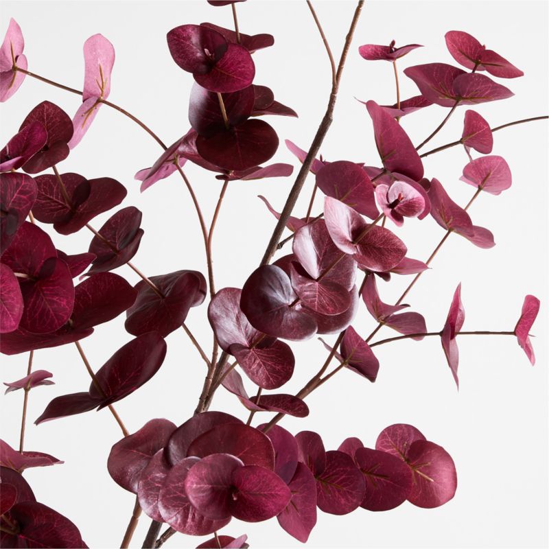 Faux Red Eucalyptus Branch Botanical Arrangement in Ophelia Ceramic Vase - image 1 of 2