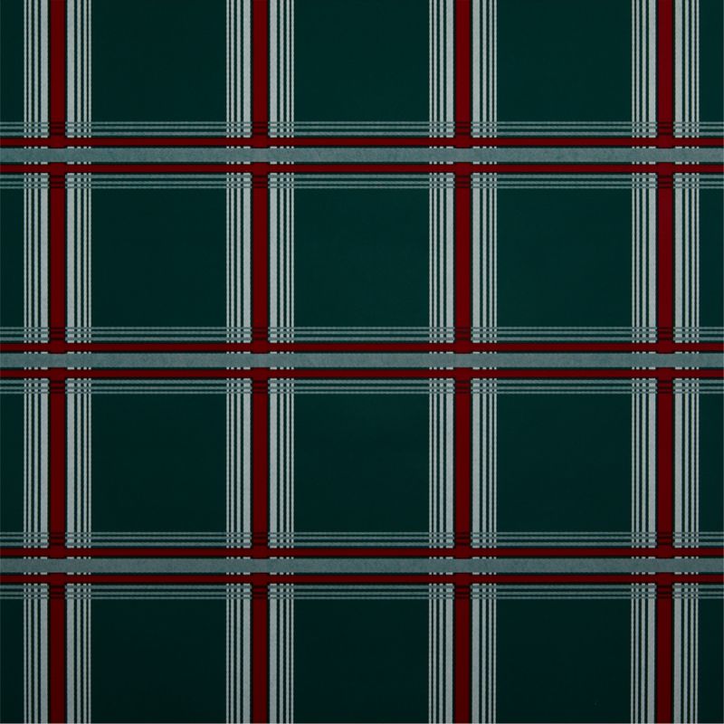 Red and Green Holiday Plaid Christmas Gift Wrap - image 1 of 2