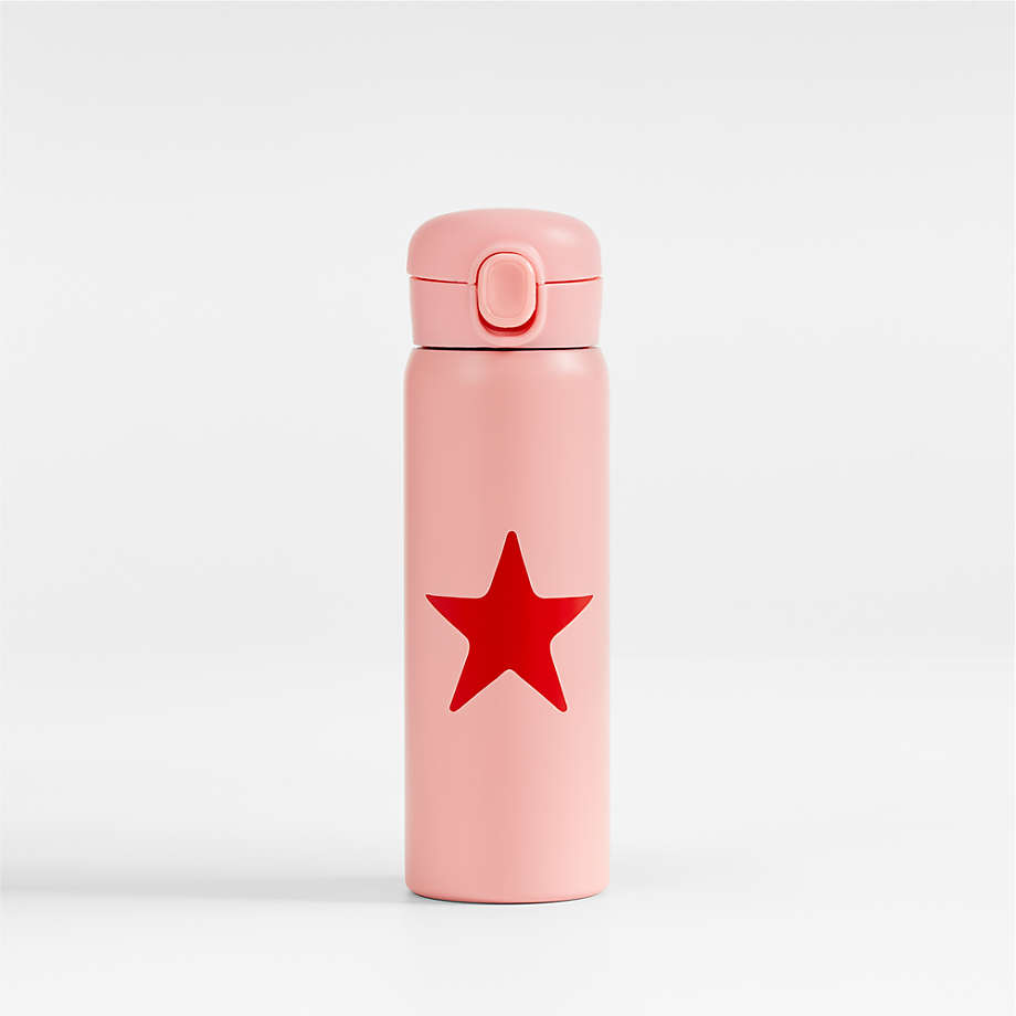 Lucky Stars Red Kids Insulated Stainless Steel Water Bottle with Straw +  Reviews