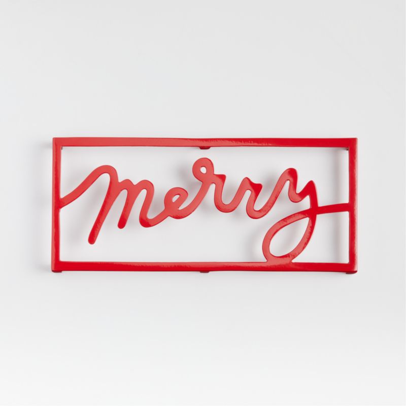 Red Merry Trivet - image 0 of 2