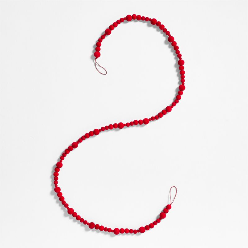 Red Velvet Christmas Garland 6' - image 4 of 6