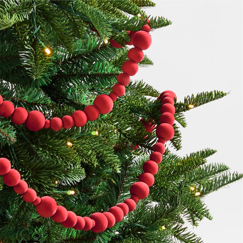 Red Velvet Christmas Garland 6' - image 3 of 6