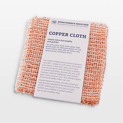 Redecker Copper Cleaning Cloths, Set of 2