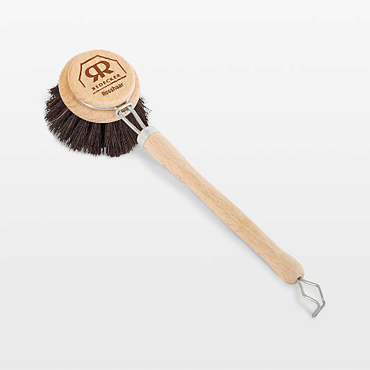 Redecker Medium Beechwood Dish Brush with Black Natural Bristles