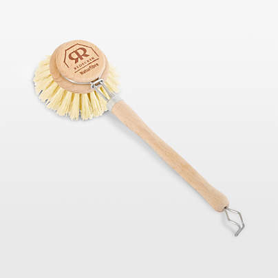 Redecker Medium Beechwood Dish Brush with Natural Bristles