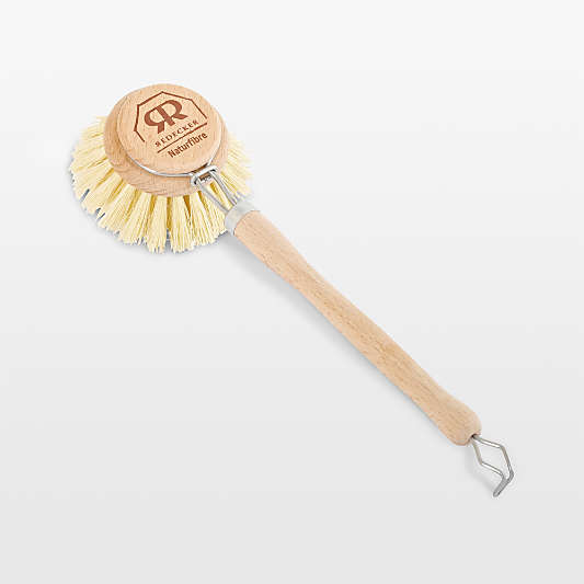 Redecker Medium Beechwood Dish Brush with Natural Bristles