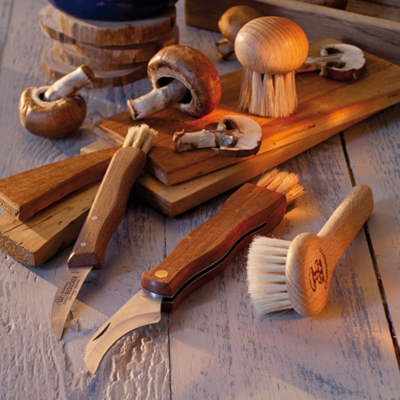Redecker Beechwood and Bristle Long-Handle Mushroom Brush - image 1 of 3