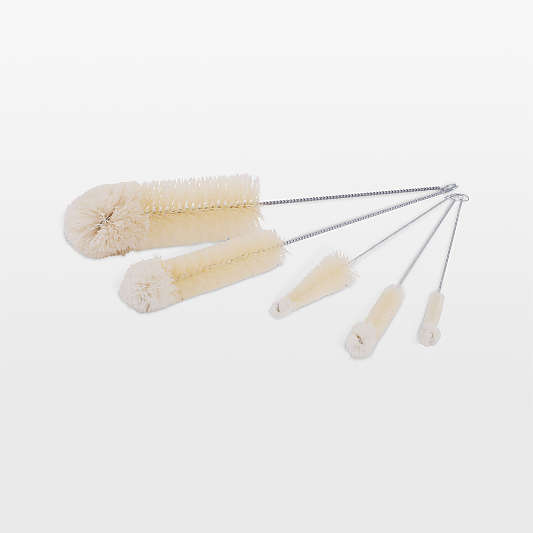 Redecker Soft Tip and Natural Bristle Brushes, Set of 5