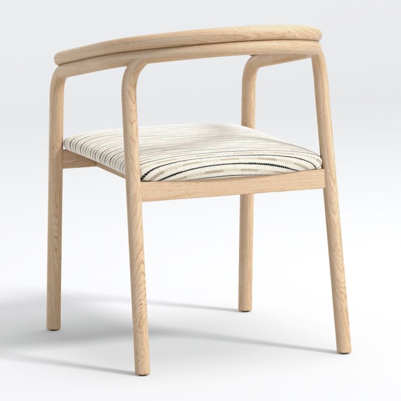 Redonda Wood Upholstered Dining Chair