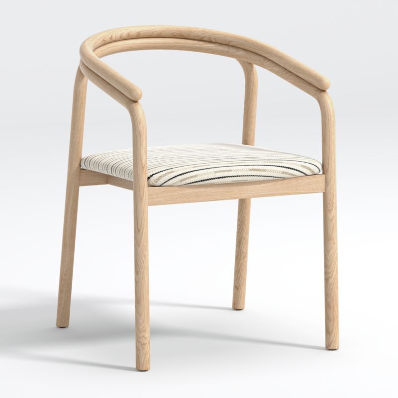 Redonda Wood Upholstered Dining Chair