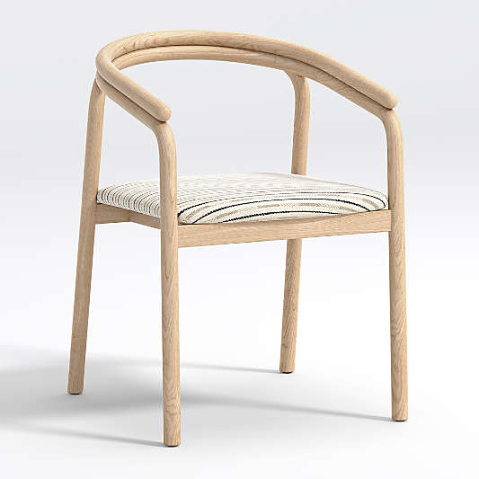 Redonda Wood Upholstered Dining Chair