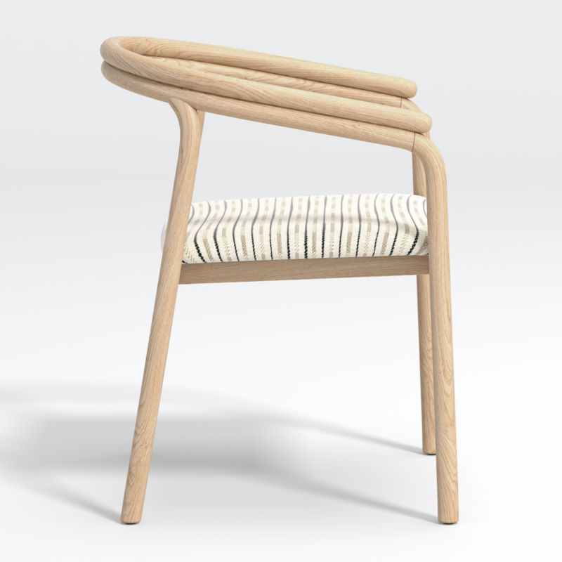 Redonda Wood Upholstered Dining Chair