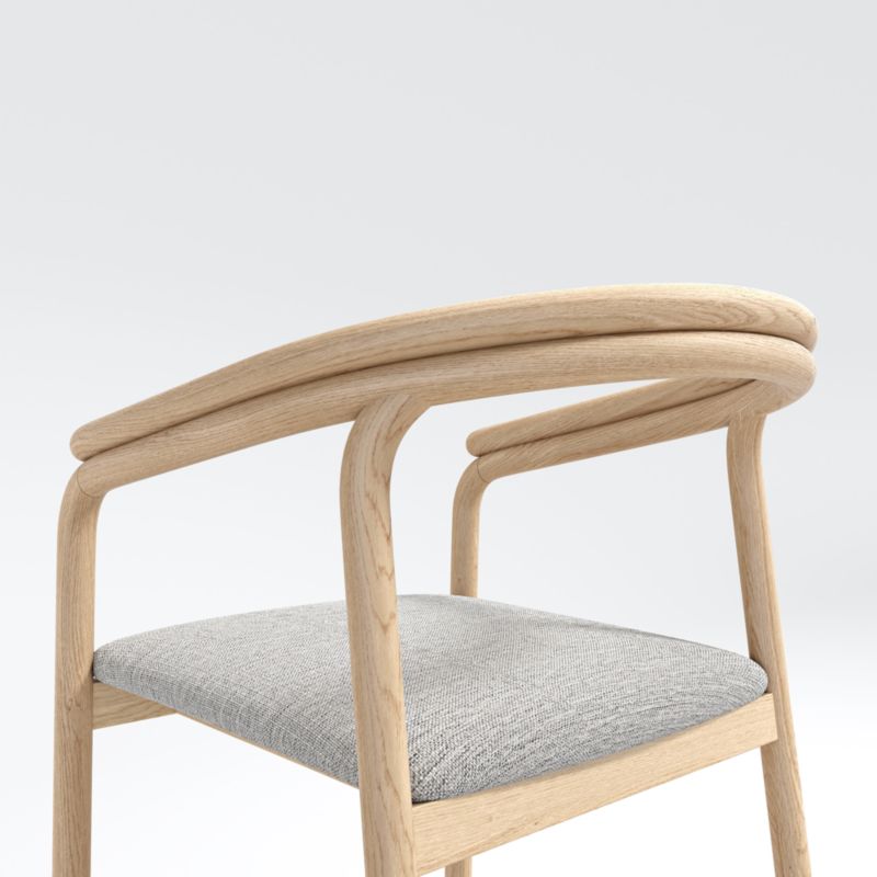 Redonda Wood Upholstered Counter Stool