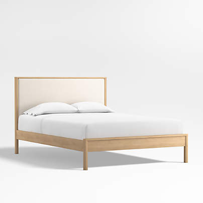 Redondo Natural Wood and Upholstered Kids Full Bed