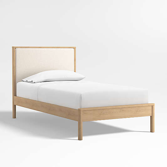 Redondo Natural Wood and Upholstered Kids Bed