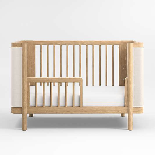 Redondo Upholstered Wood Toddler Bed Rail