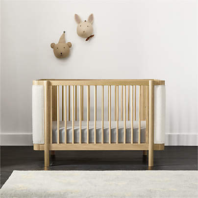 Redondo Upholstered Wood Convertible Crib