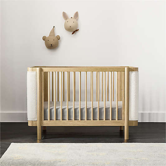 Redondo Upholstered Wood Convertible Crib