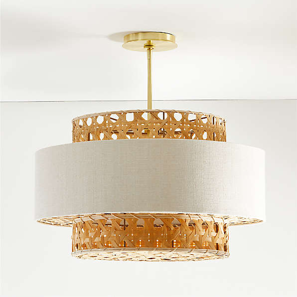 Rattan Lighting And Furniture Crate Kids - Crate And Barrel Rattan Ceiling Light
