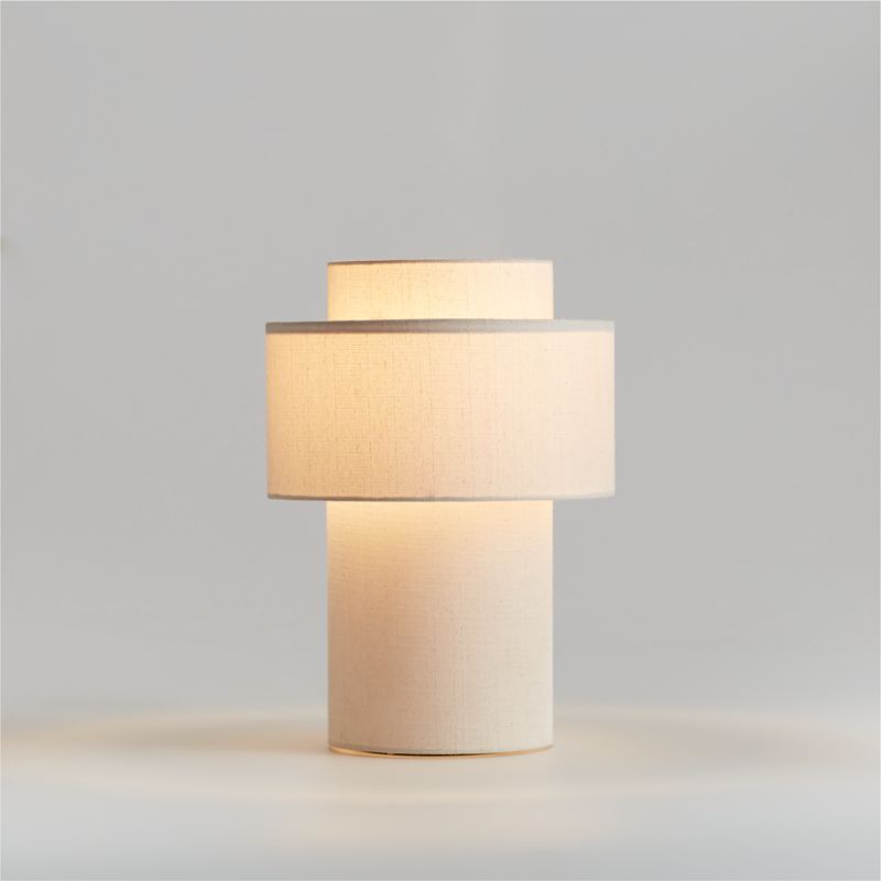 Reese Natural Linen Kids Table Lamp - image 0 of 13