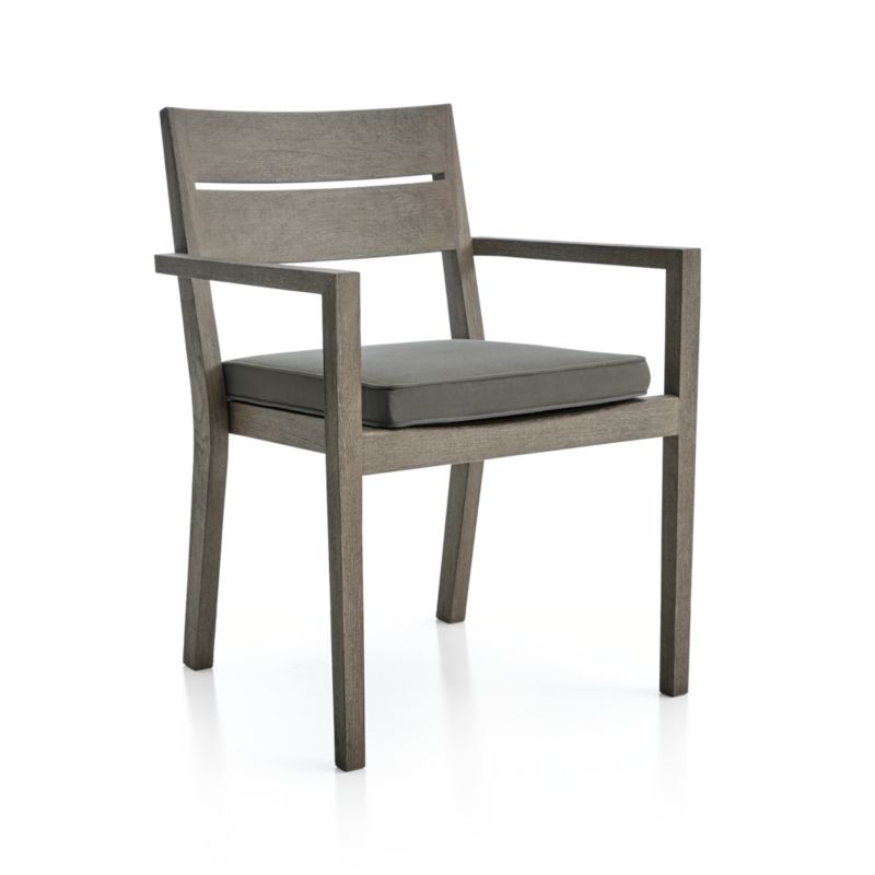 Regatta Graphite Sunbrella ® Outdoor Dining Chair Cushion