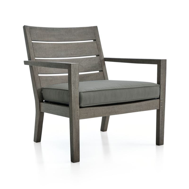 Regatta Graphite Sunbrella ® Outdoor Lounge Chair Cushion