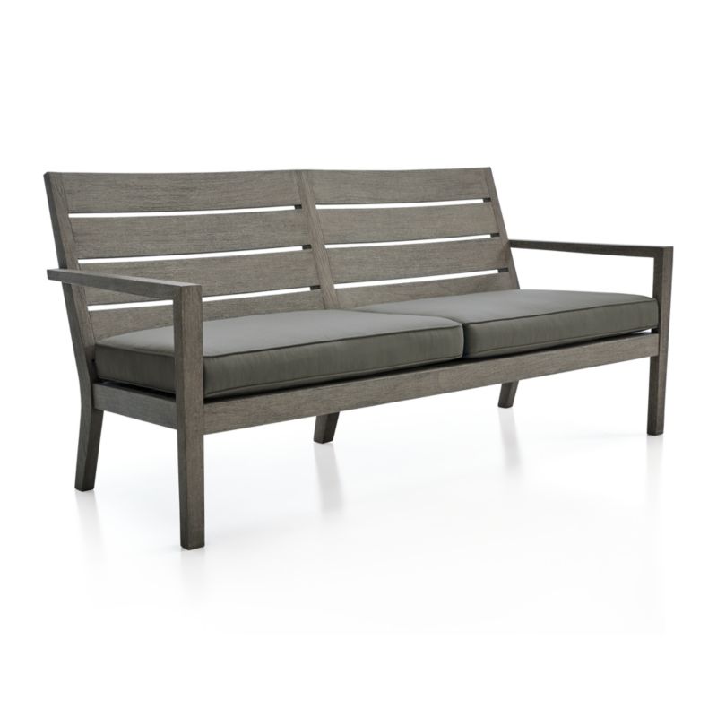 Regatta Graphite Sunbrella ® Outdoor Sofa Cushions