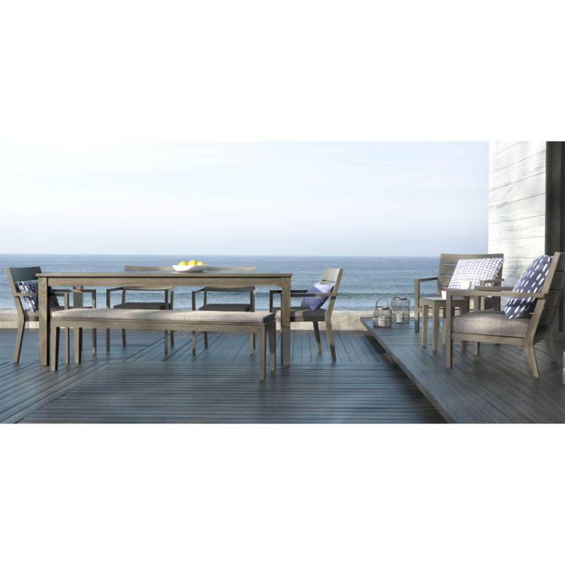 Regatta Grey Wash Stackable Dining Chair. - image 7 of 13