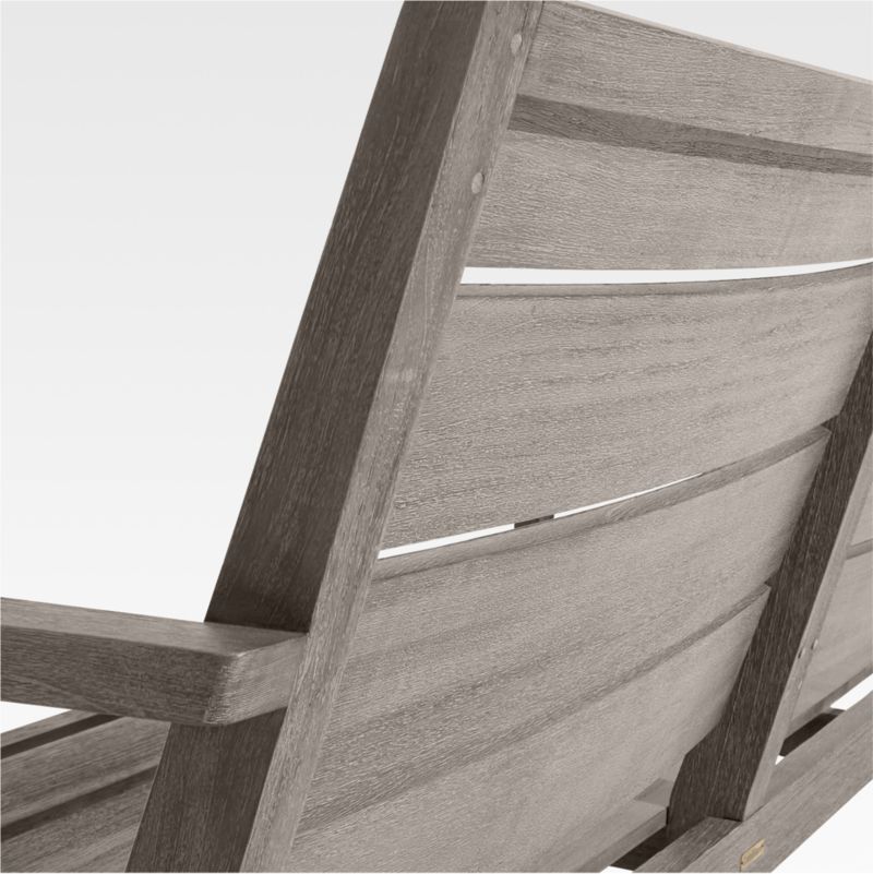 Regatta Grey Wash Teak Wood Outdoor Sofa