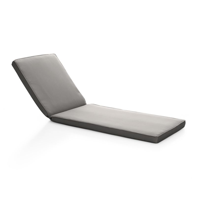 Regatta Graphite Sunbrella ® Outdoor Chaise Lounge Cushion