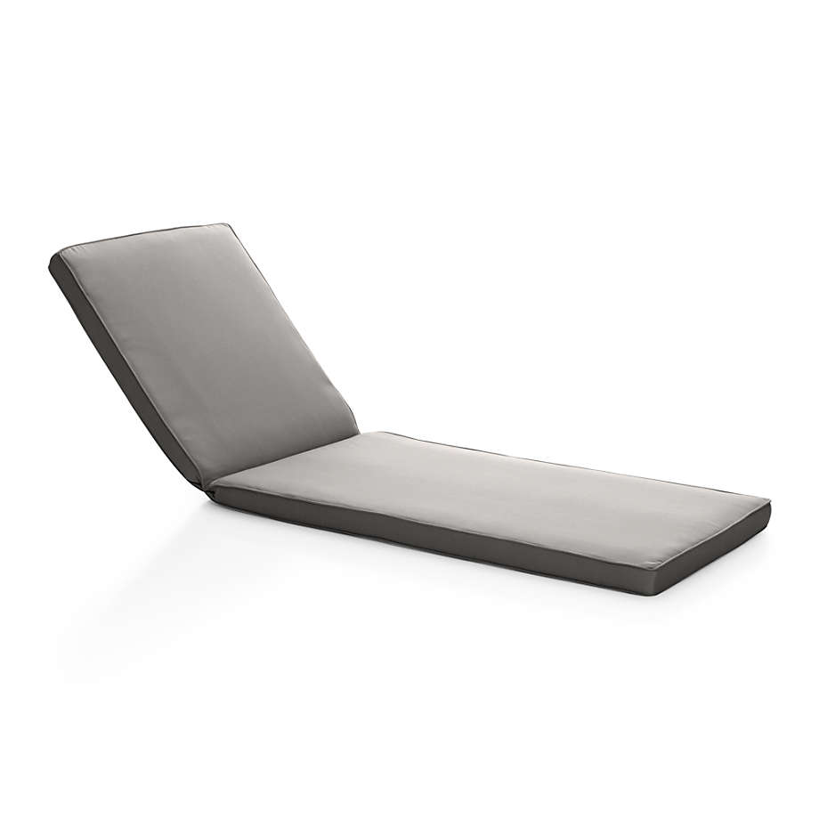 Regatta Graphite Grey Sunbrella Outdoor Patio Chaise Lounge