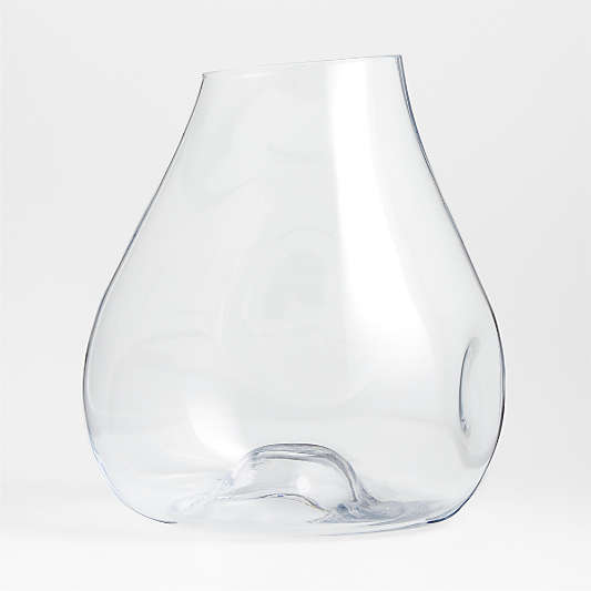 Regen Clear Blown Glass Vase 15"