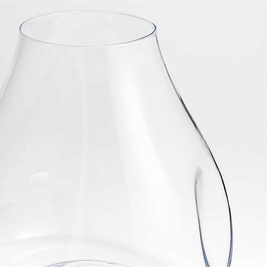 Regen Clear Blown Glass Vase 15"