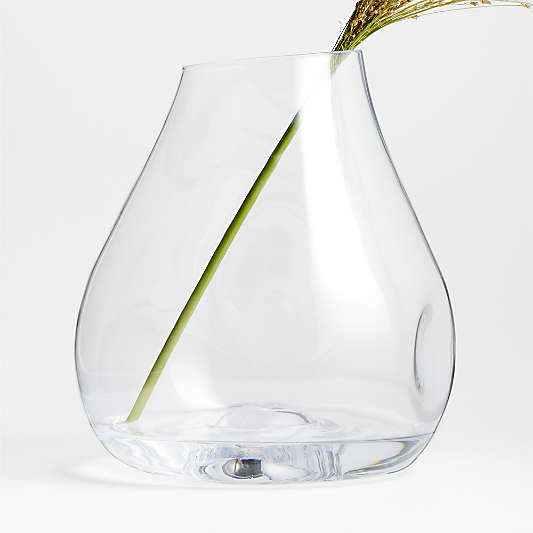 Regen Clear Blown Glass Vase 15"