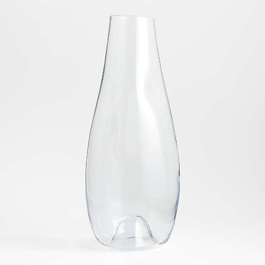 Regen Clear Blown Glass Vase 21"