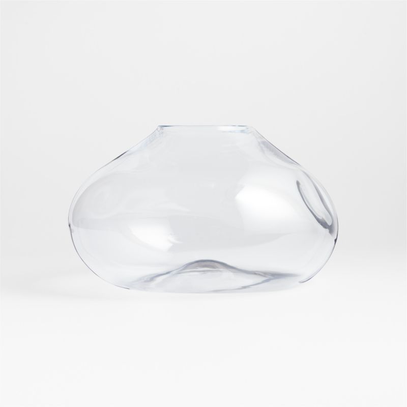 Regen Clear Blown Glass Vase 8" - image 3 of 7