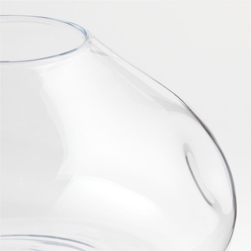 Regen Clear Blown Glass Vase 8" - image 4 of 7