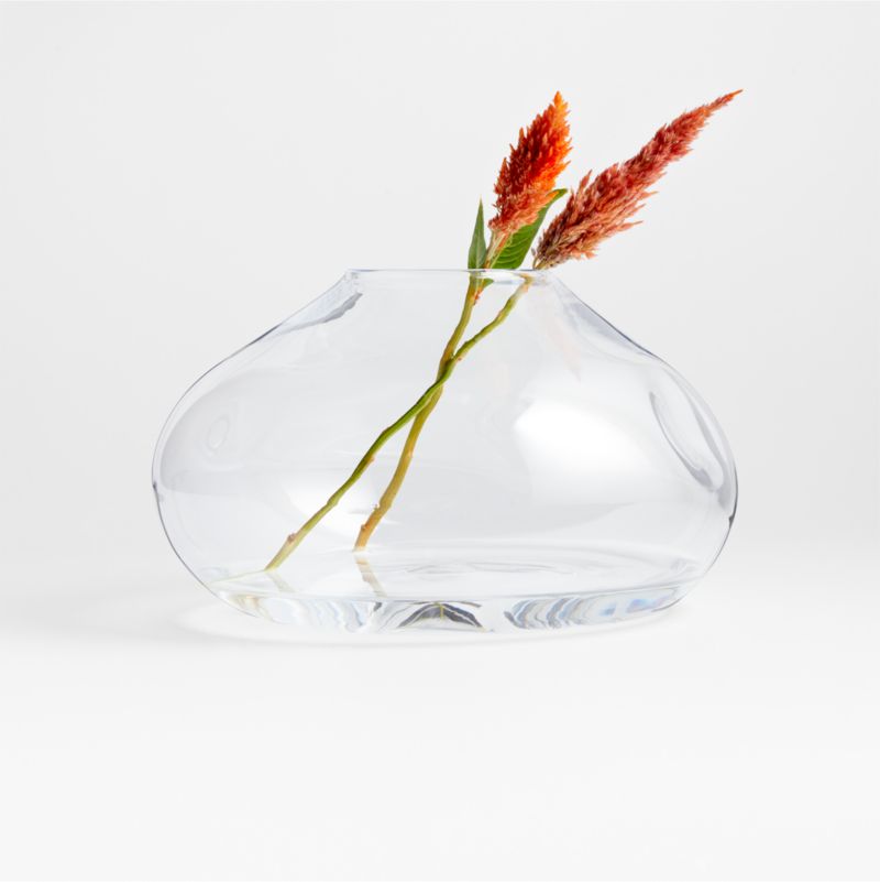 Regen Clear Blown Glass Vase 8" - image 0 of 7