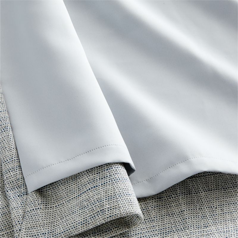 Reid Blue Blackout Window Curtain Panel 52"x120"