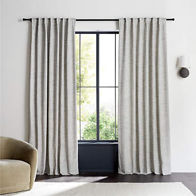 Reid Blue Blackout Window Curtain Panel 52"x120"