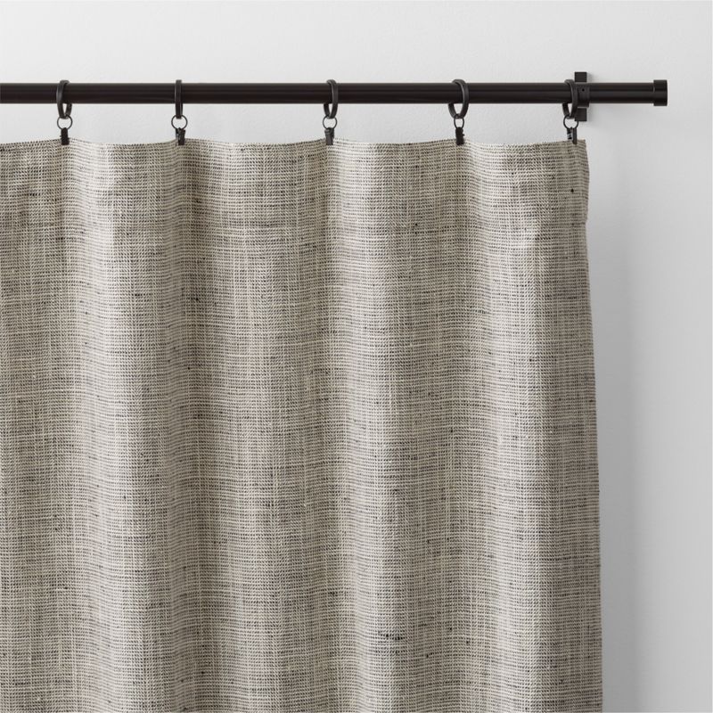 Reid Pebble Grey Window Curtain Panel 52"x120" - image 3 of 7