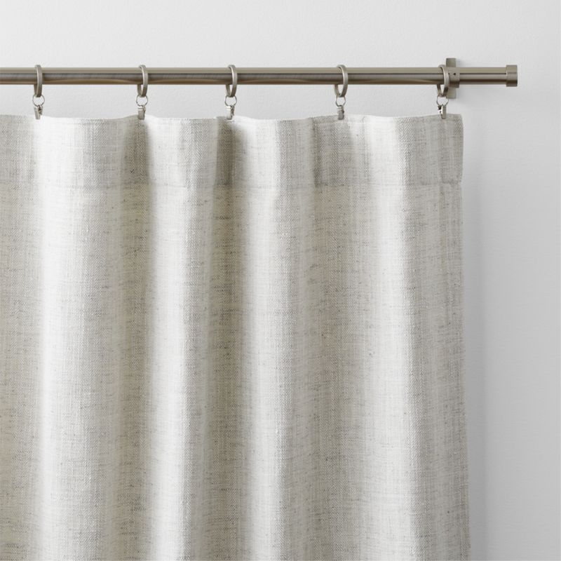 Reid Warm Beige Recycled Fiber Window Curtain Panel 52"x120" - image 3 of 8