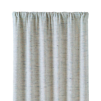 Reid Blue 48 X84 Curtain Panel, 48 Inch Curtains