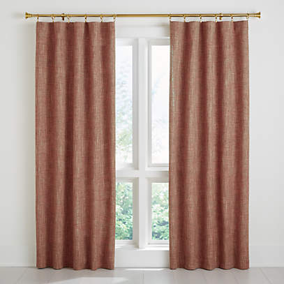 Reid Canyon Curtain Panel Crate And, Red Panel Curtains