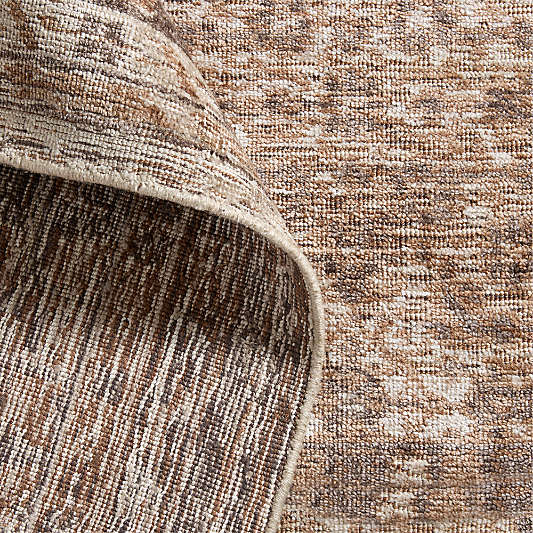 Reims Wool Blend Traditional Handwoven Brown Area Rug 12'x15'