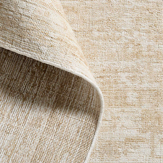 Reims Wool Blend Traditional Handwoven Ivory Area Rug 8'x10'