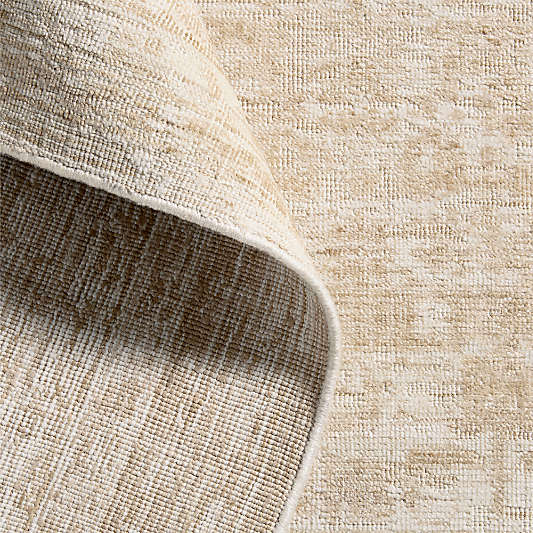 Reims Wool Blend Traditional Handwoven Ivory Area Rug