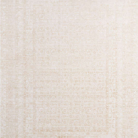 Reims Wool Blend Traditional Handwoven Ivory Area Rug